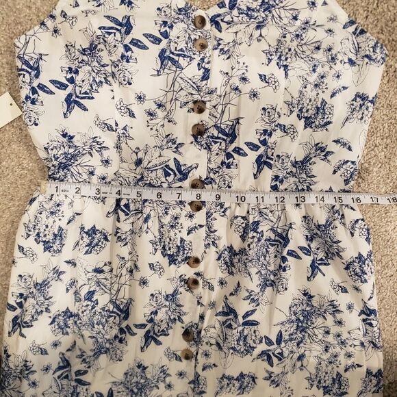 BEYOND THE RADAR WOMEN'S FLORAL SLEEVELESS MIDI DRESS Size M - Picture 13 of 14